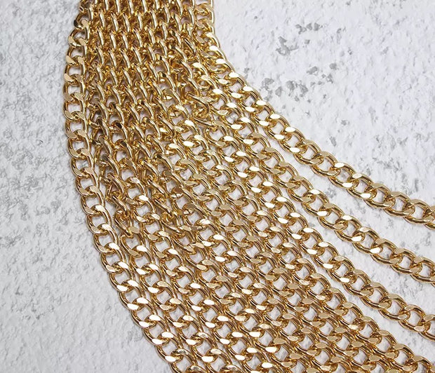 Baddie Chain Belt (Gold, Silver)