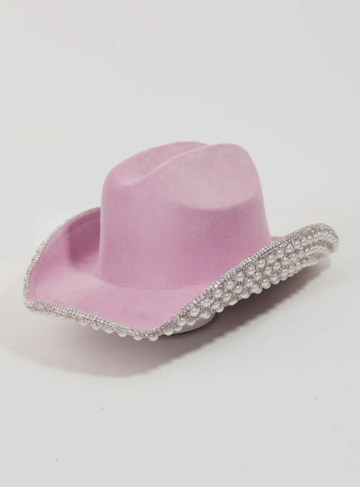 Pearls Cowboy Hat