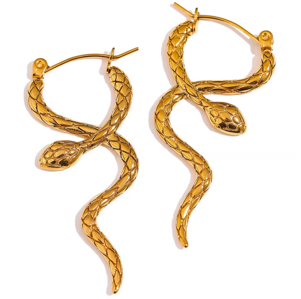 Serpent Drop Earrings