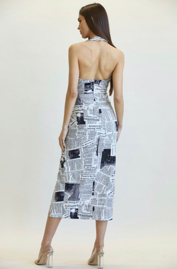 Newsworthy Dress (S-2XL, Final Sale)